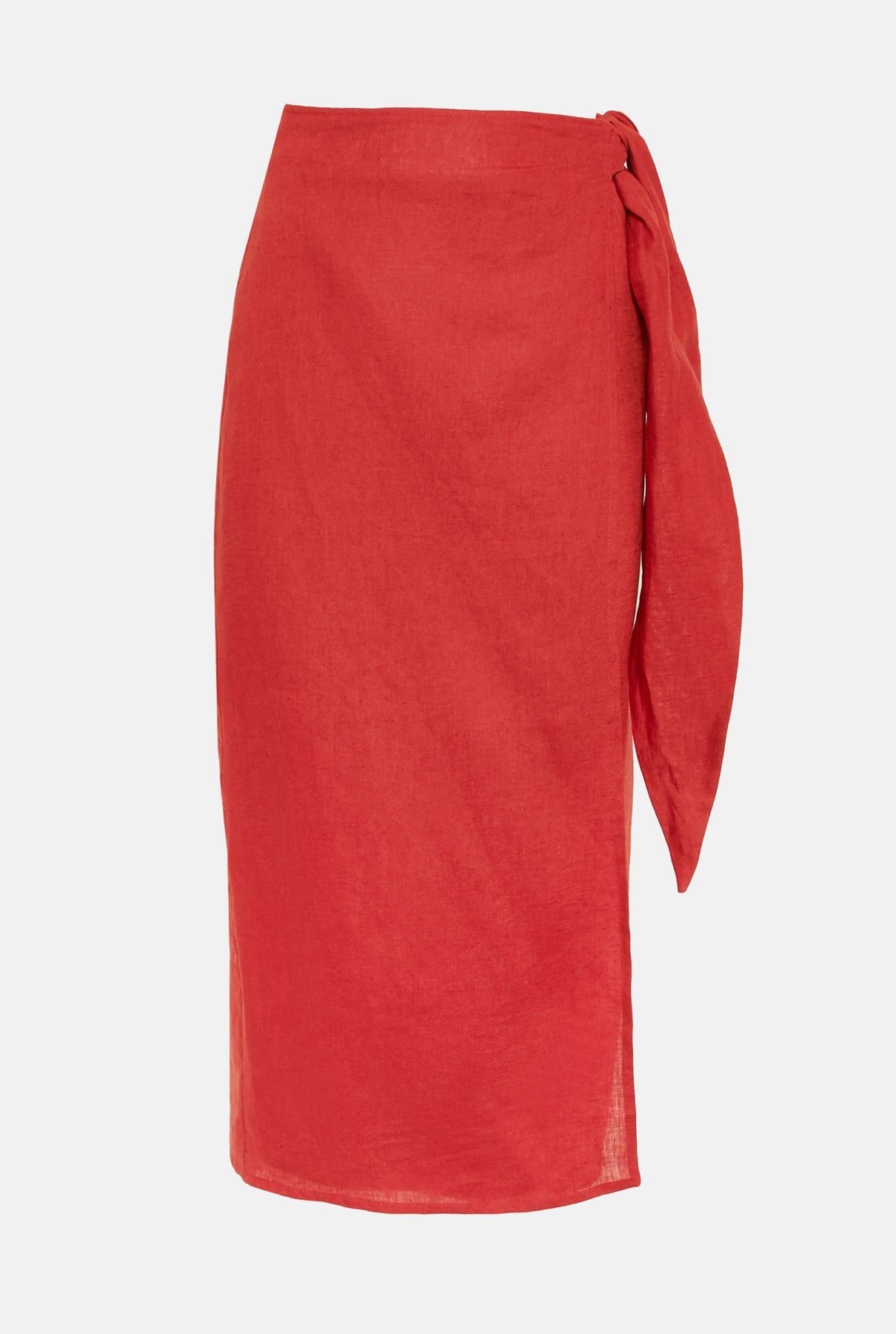 Red Tiagua Skirt
